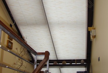 Потолочные окна с плиссе - в закрытом состоянии