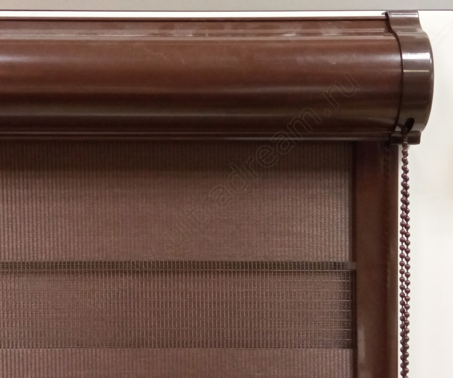 Рулонные шторы Зебра УНИ 2 - монтаж на створку окна