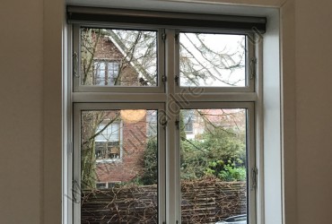 Оформление квартиры шторами плиссе -  полностью открытое окно