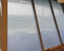 Большие наклонные окна не простая задача и решением становятся шторы плиссе